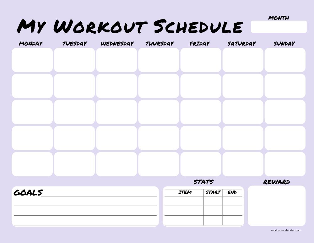 Free Printable Fitness Trackers: 3 Different Monthly Designs