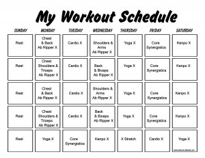 Download & Print The 22 Minute Hard Corps Workout Calendar